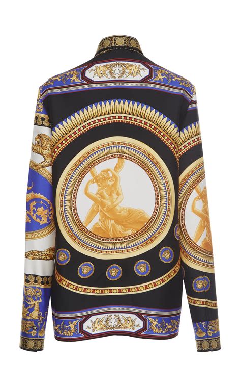 versace blue t shirt|versace long sleeve t shirts.